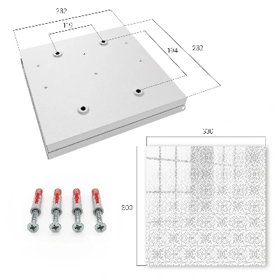 Caja de llaves Patrón geométrico