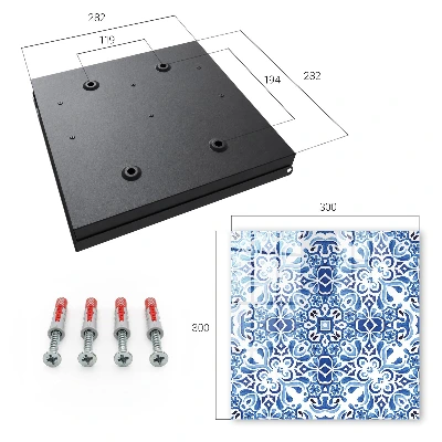 Caja de llaves Adornos de azulejos