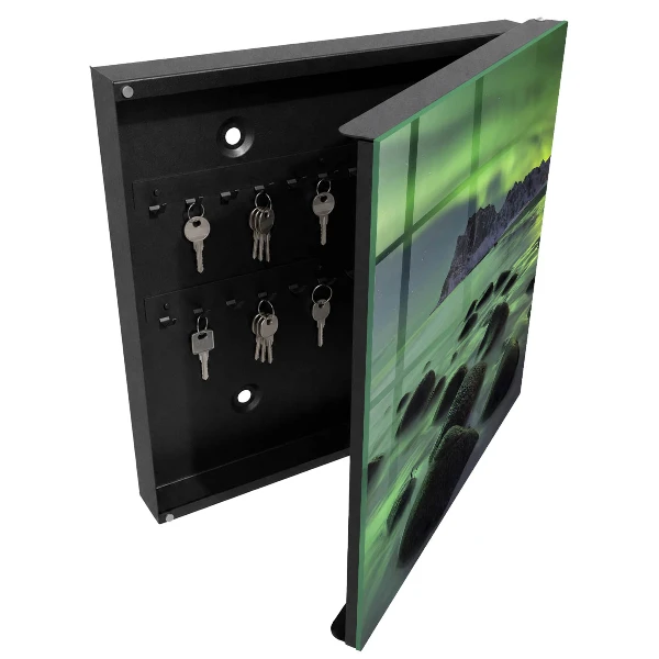 Armario llaves de pared Auroras boreales