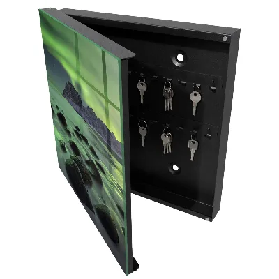 Armario llaves de pared Auroras boreales