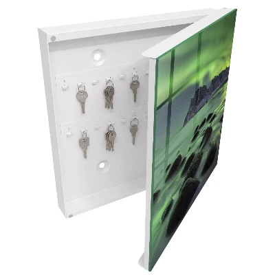 Armario llaves de pared Auroras boreales