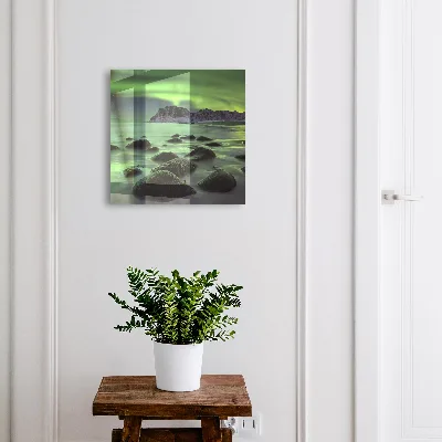 Armario llaves de pared Auroras boreales