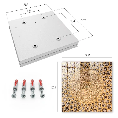 Caja de llaves Ornamento geométrico