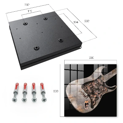 Armario llaves de pared Guitarra mecánica