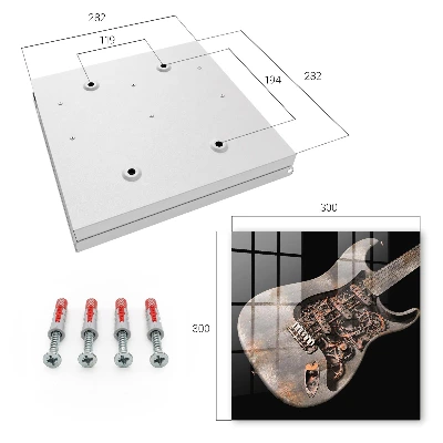Armario llaves de pared Guitarra mecánica