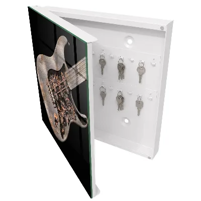 Armario llaves de pared Guitarra mecánica