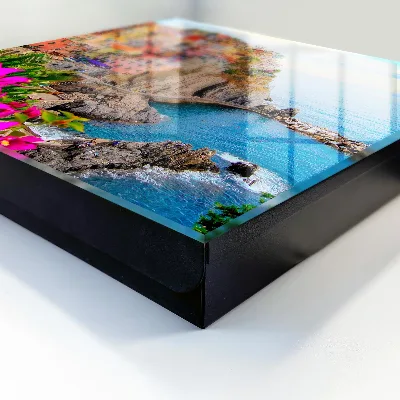 Caja de llaves Bahía colorida