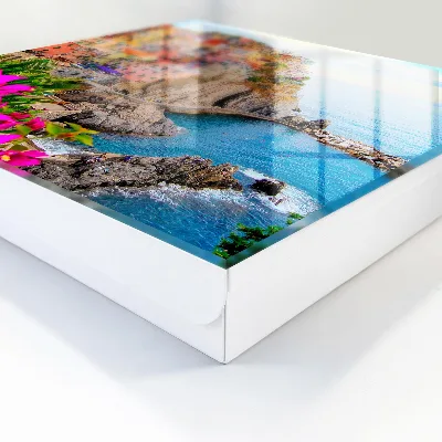 Caja de llaves Bahía colorida