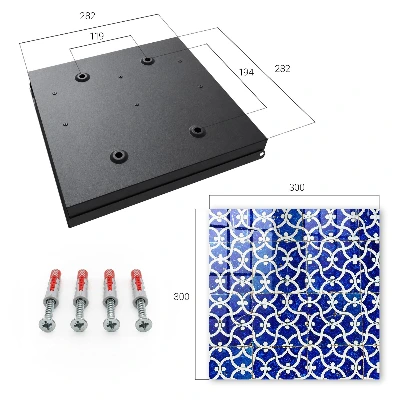 Armario de llaves Azulejos geométricos