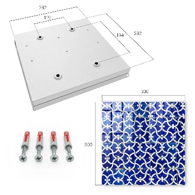 Armario de llaves Azulejos geométricos