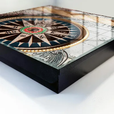 Caja de llaves Mapa de viaje