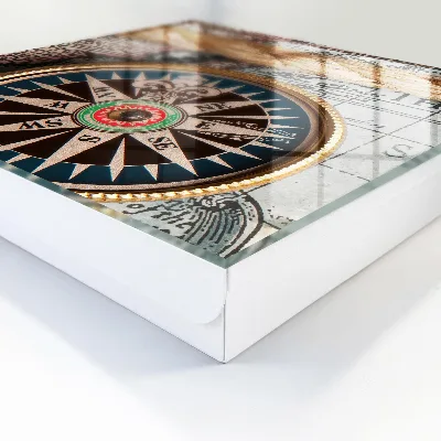 Caja de llaves Mapa de viaje
