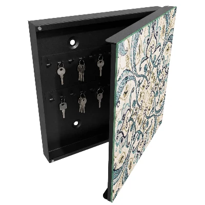 Caja de llaves Adorno turquesa
