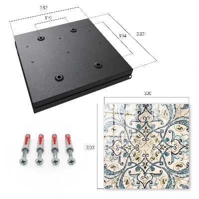 Caja de llaves Adorno turquesa