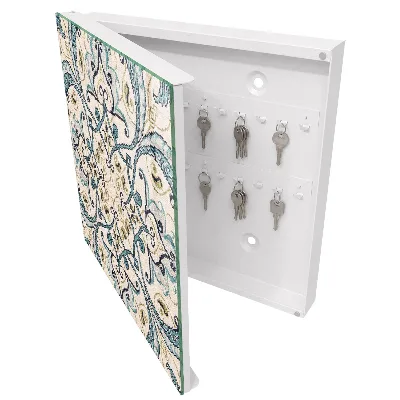 Caja de llaves Adorno turquesa