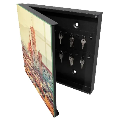 Armario llaves de pared Elegancia urbana