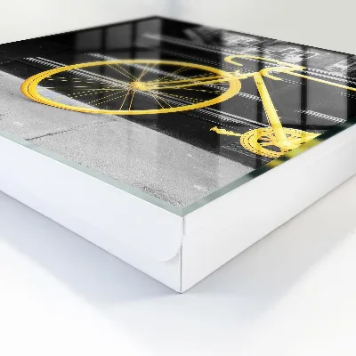 Caja de llaves Bicicleta amarilla
