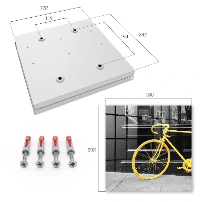 Caja de llaves Bicicleta amarilla