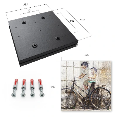 Armario llaves de pared Niños y bicicleta