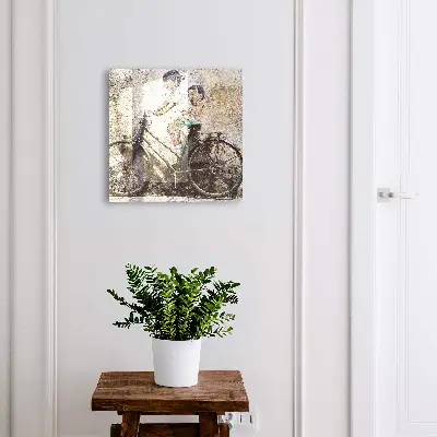Armario llaves de pared Niños y bicicleta