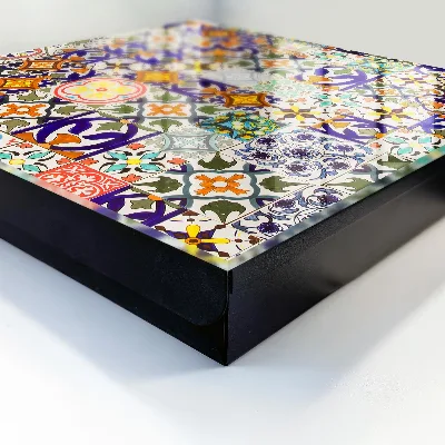 Caja de llaves Azulejos coloridos