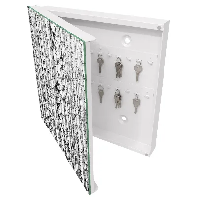 Armario llaves de pared Bosque de abedules