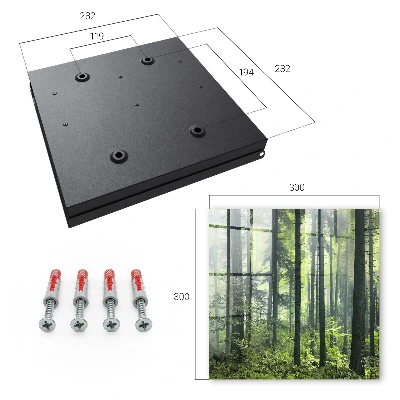 Caja de llaves Bosque verde