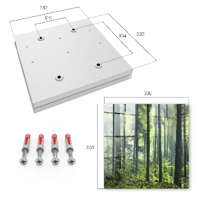 Caja de llaves Bosque verde