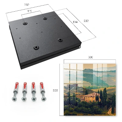 Caja de llaves Paisaje toscano
