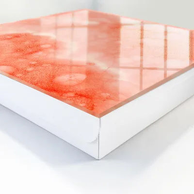 Caja de llaves Abstracción naranja
