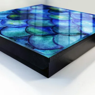 Caja de llaves Escamas azules