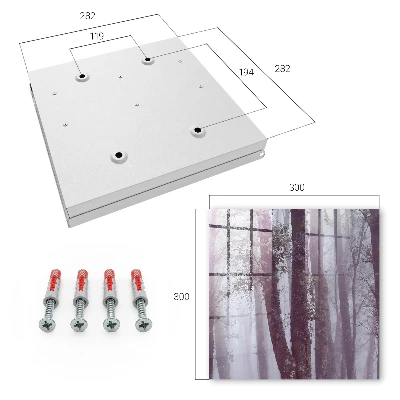 Caja de llaves Bosque de niebla