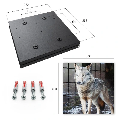 Caja de llaves Lobo en el bosque