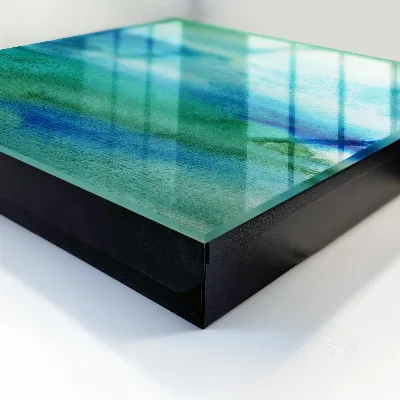 Caja de llaves Azul acuarela