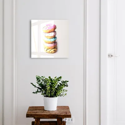 Armario llaves de pared Donas coloridas