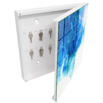Caja de llaves Olas azules