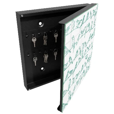 Caja de llaves Pájaros en las ramas