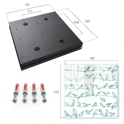 Caja de llaves Pájaros en las ramas