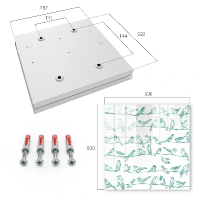 Caja de llaves Pájaros en las ramas