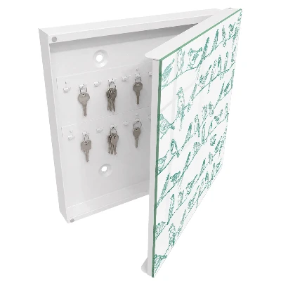 Caja de llaves Pájaros en las ramas