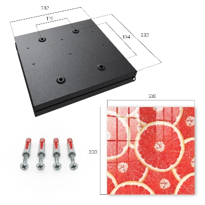 Caja de llaves Rodajas de pomelo