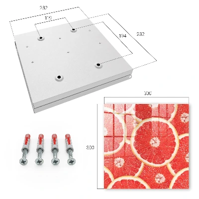 Caja de llaves Rodajas de pomelo