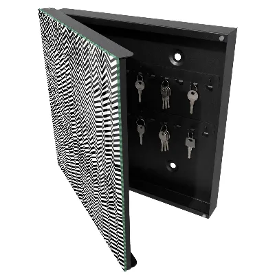 Armario llaves de pared Zigzags dinámicamente