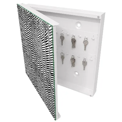 Armario llaves de pared Zigzags dinámicamente