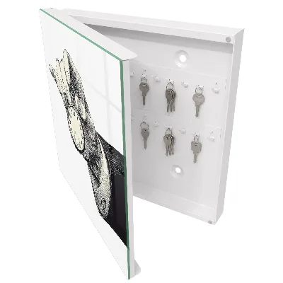 Armario llaves de pared Reloj de bolsillo