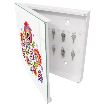 Armario llaves de pared Flores populares