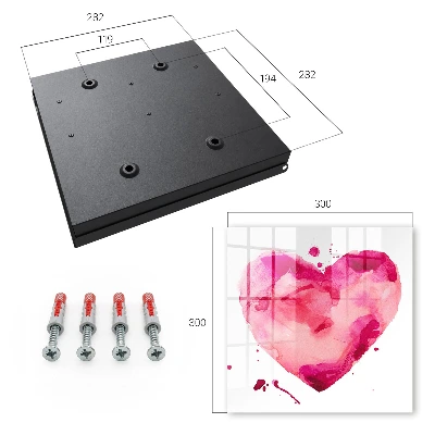 Armario llaves de pared Corazón de amor