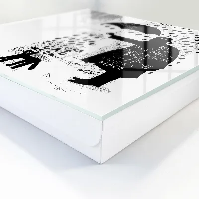 Caja de llaves Silueta negra
