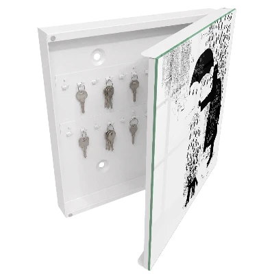 Caja de llaves Silueta negra