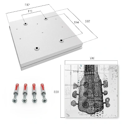 Caja de llaves Ilustración de guitarra